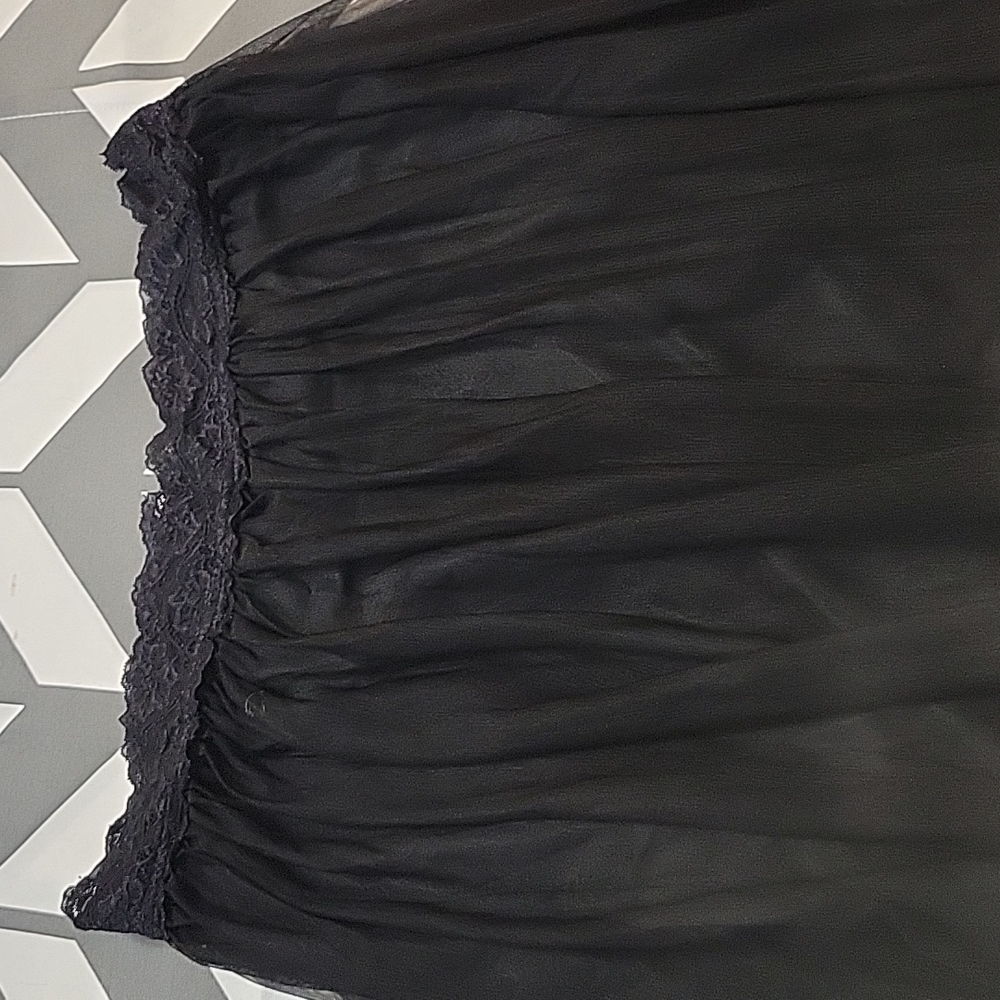 Long black skirt